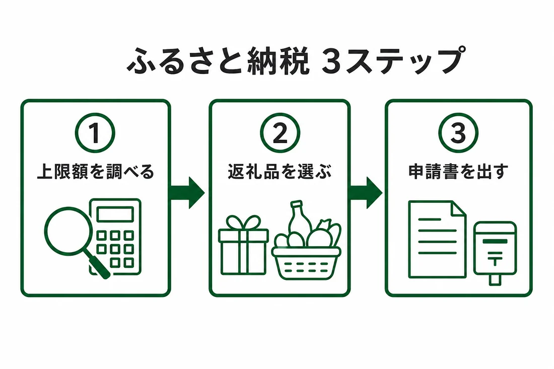 実生成: 手順の図解