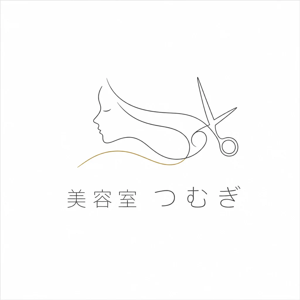 実生成: 美容室のロゴ